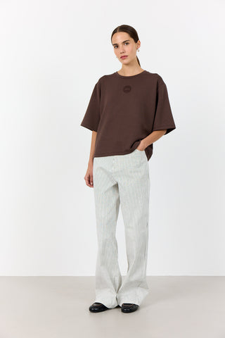 LR-EZRA 11 T-shirt Dark brown