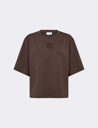 LR-EZRA 11 T-shirt Dark brown