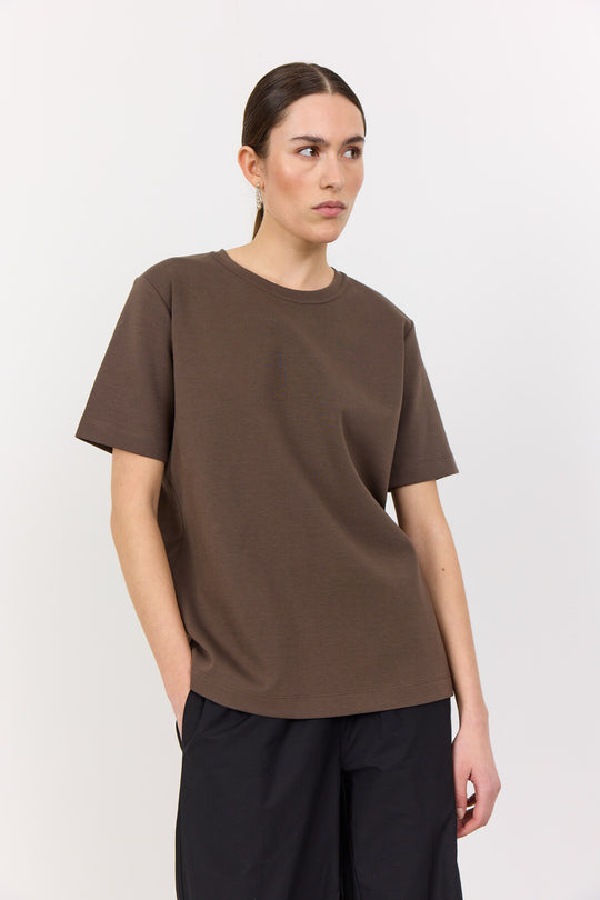 LR-KIS 1 T-shirt Dark brown