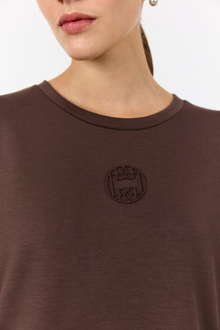 LR-EZRA 11 T-shirt Dark brown