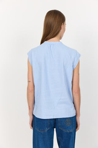 LR-NAJA 19 Blouse Light blue