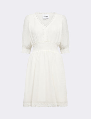 LR-LESLIE 1 Dress Off white