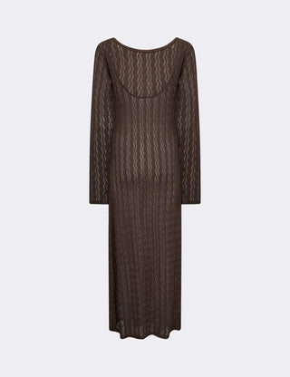 LR-LAICA 4 Dress Dark brown
