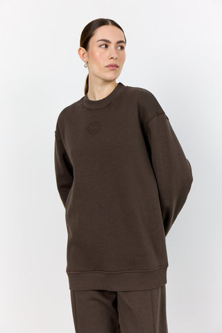 LR-NUKA 12 Sweatshirt Dark brown