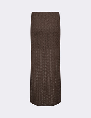 LR-LAICA 1 Skirt Dark brown