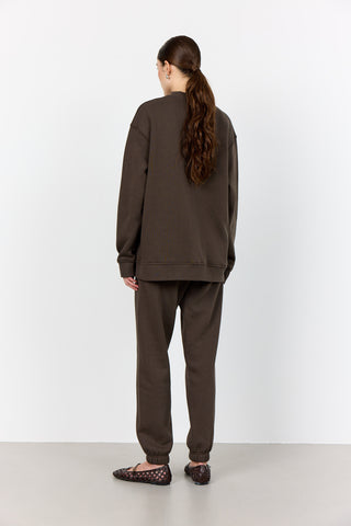 LR-NUKA 12 Sweatshirt Dark brown