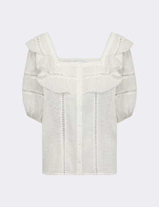 LR-LESLIE 2 Blouse Off white