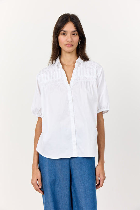 LR-ISLA SOLID 129 Shirt White