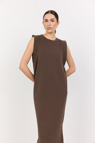 LR-KIS 3 Dress Dark brown