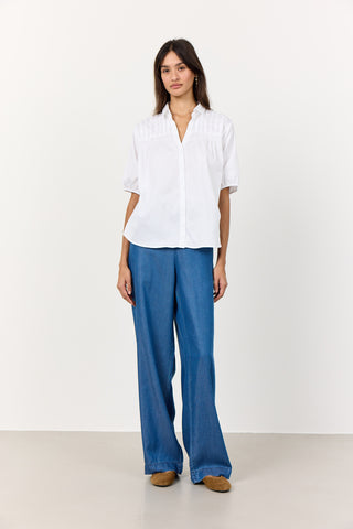 LR-ISLA SOLID 129 Shirt White