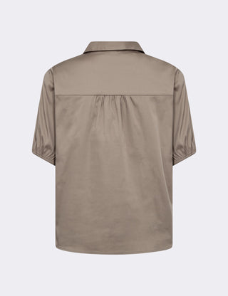 LR-ISLA SOLID 129 Shirt Dark Sand