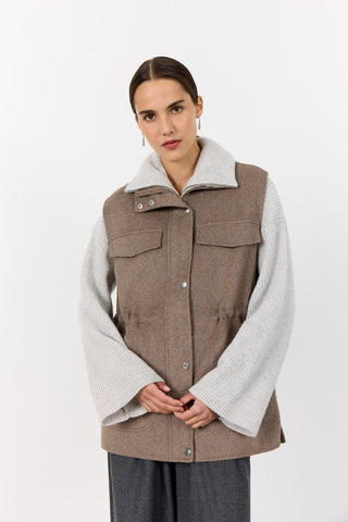 LR-OWA 30 Waistcoat Dark Sand