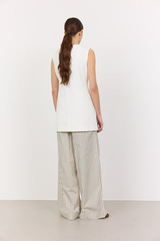 LR-LAURA 2 Waistcoat Off white