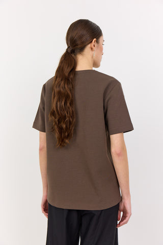 LR-KIS 1 T-shirt Dark brown