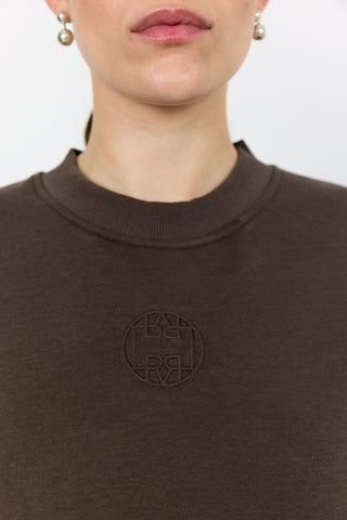 LR-NUKA 12 Sweatshirt Dark brown