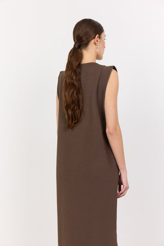 LR-KIS 3 Dress Dark brown