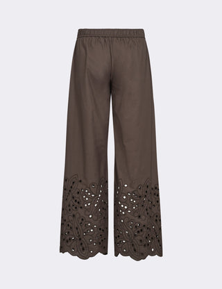 LR-GROLET 6 Pants Dark brown