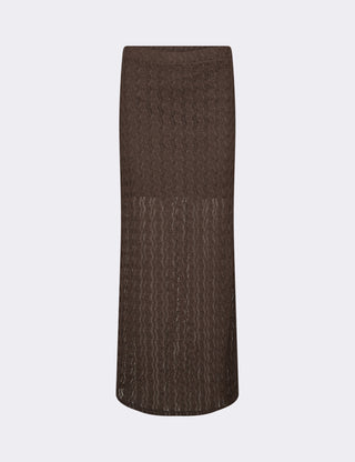 LR-LAICA 1 Skirt Dark brown