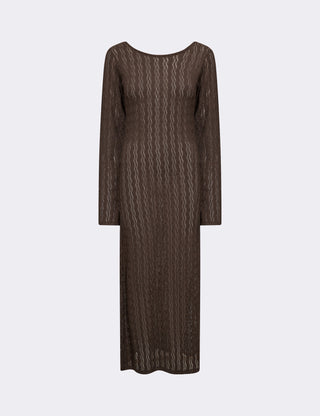 LR-LAICA 4 Dress Dark brown