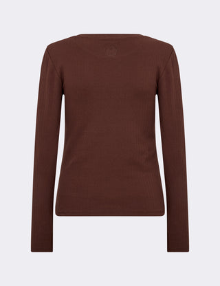LR-NEDDIE 4 T-shirt Dark brown