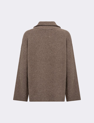 LR-PERLE 10 Pullover Light brown