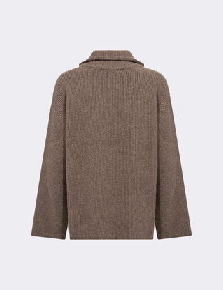 LR-PERLE 10 Pullover Light brown