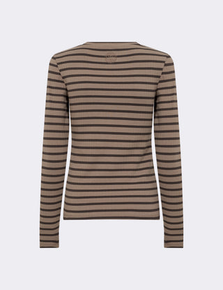 LR-NEDDIE 2 T-shirt Dark brown