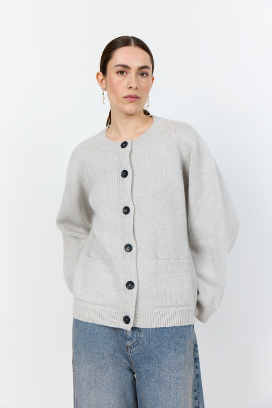 LR-PERLE 9 Cardigan Grey
