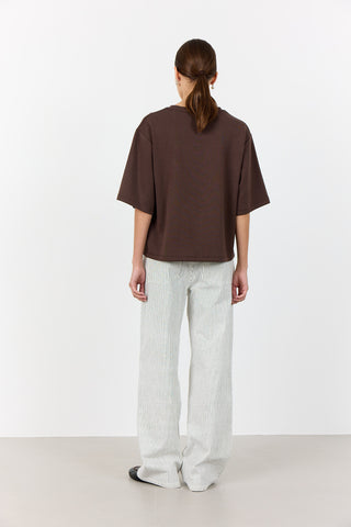LR-EZRA 11 T-shirt Dark brown