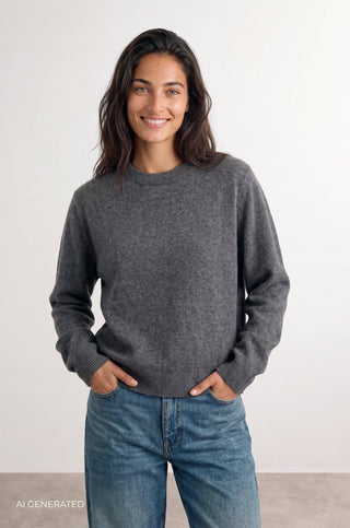 LR-ELOISE 2 Pullover Dark grey