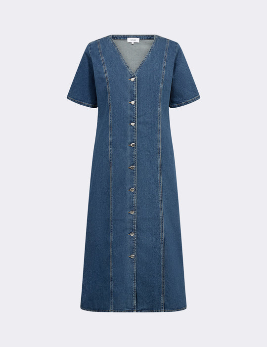 LR-RILLO 3 Dress Dark blue