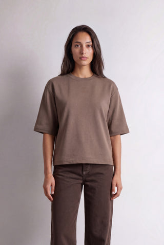 LR-NUKA 28 T-shirt Dark brown