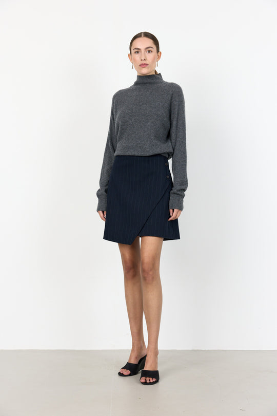 LR-OLIVIA 3 Skirt Dark blue