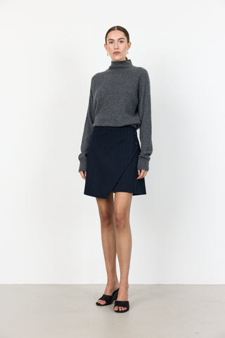 LR-OLIVIA 3 Skirt Dark blue
