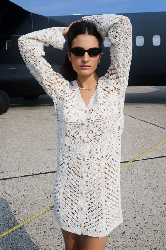 LR-ROSA 1 Dress Light sand