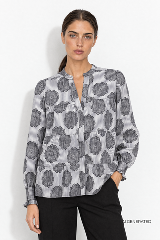 LR-UNNATI 1 Shirt Dark blue