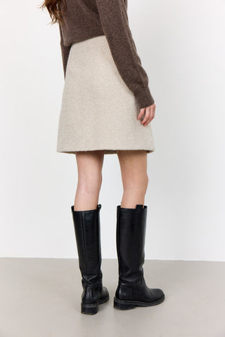 LR-KAMMY 1 Skirt Light sand