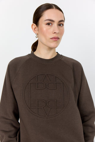 LR-NUKA 11 Sweatshirt Dark brown