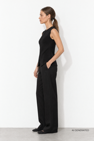 LR-UBAH 2 Waistcoat Black
