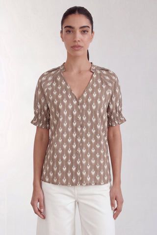 LR-RINNI 2 Blouse Brown