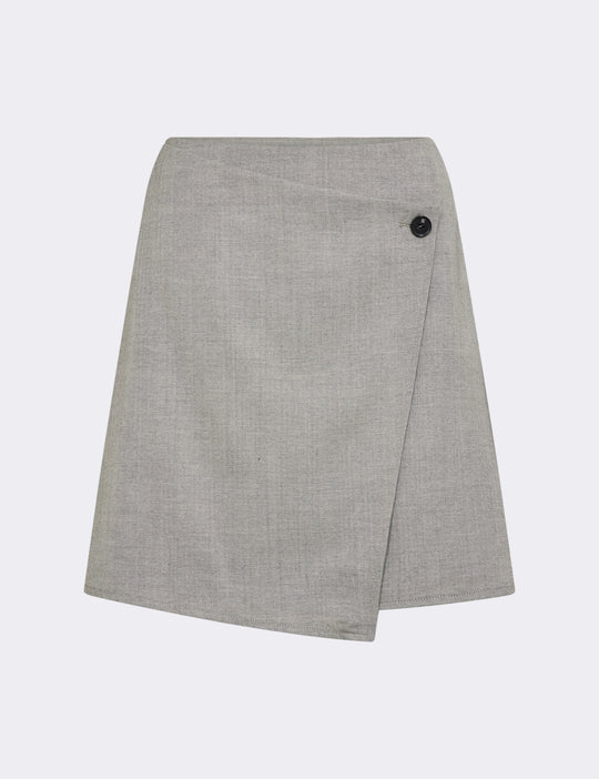 LR-NELLY 4 Skirt Light grey