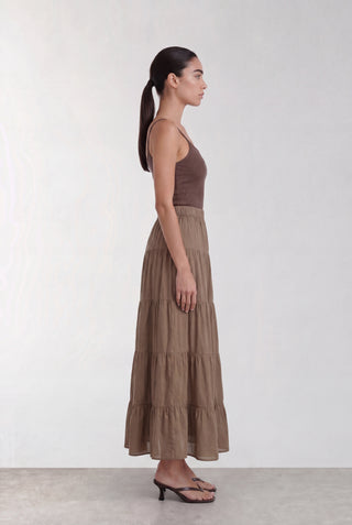 LR-ROSY 1 Skirt Brown