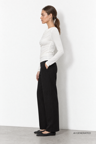 LR-UNICO 1 Blouse Off white