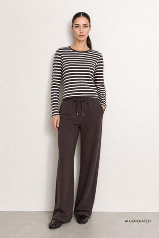 LR-NEDDIE 2 T-shirt Dark brown