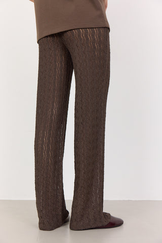 LR-LAICA 3 Pants Dark brown