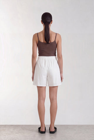 LR-ROSE 3 Shorts Off white