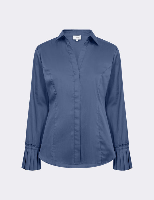 LR-ISLA SOLID 130 Shirt Blue