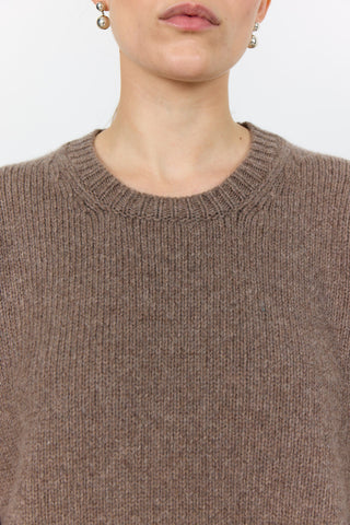 LR-PERLE 1 Pullover Light brown