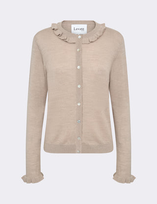 LR-ISMAILA 14 Cardigan Light brown