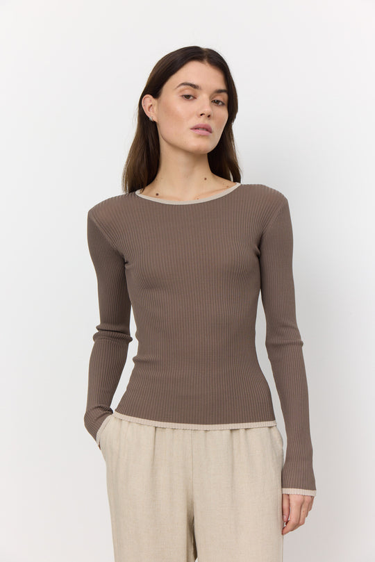 LR-NONA 7 Blouse Brown